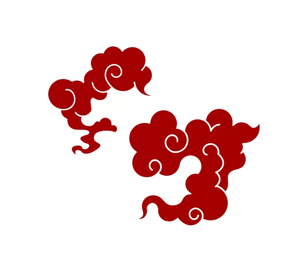 Chinese auspicious cloud vector