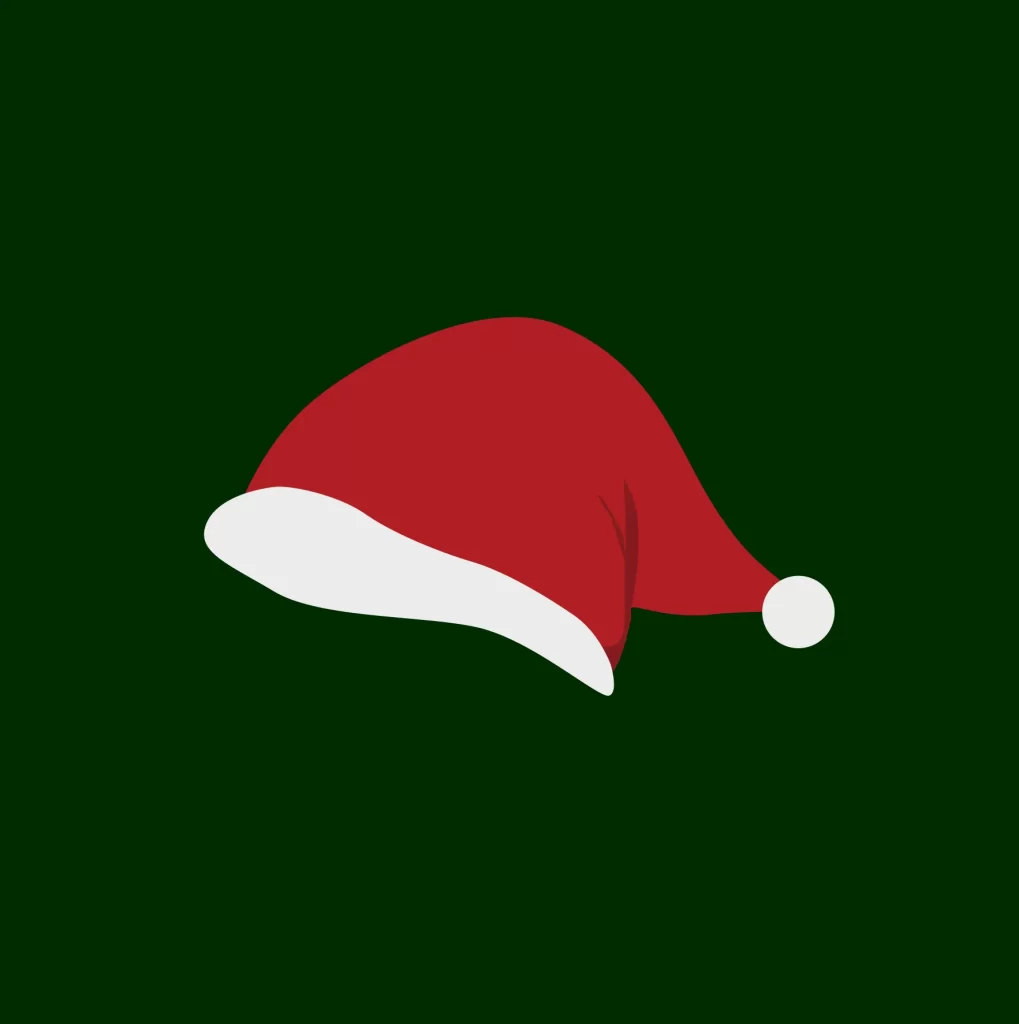 Christmas Santa Hat cartoon Santa Claus Christmas vector illustration