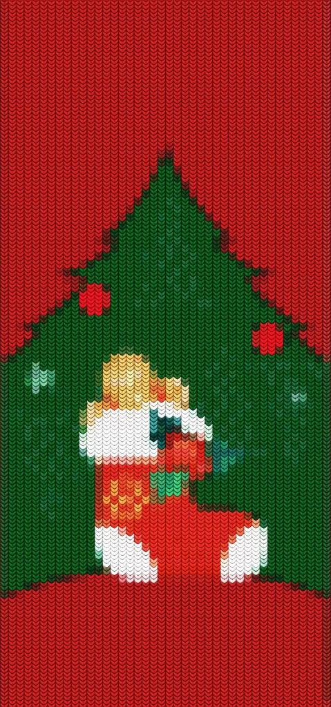 Christmas tree sock background