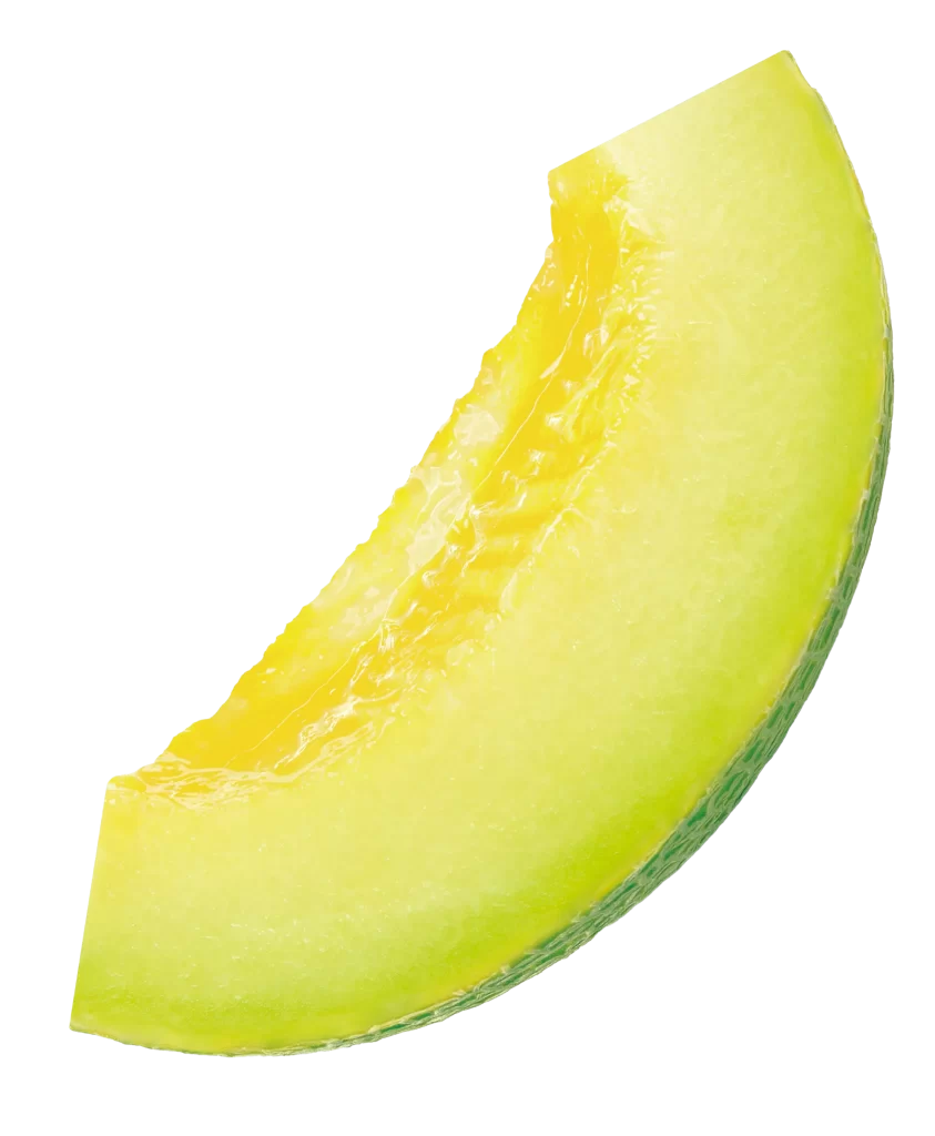 Hami melon piece of honeydew melon