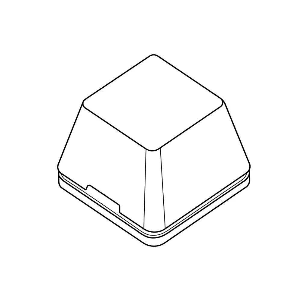 Keyboard key vector illustration