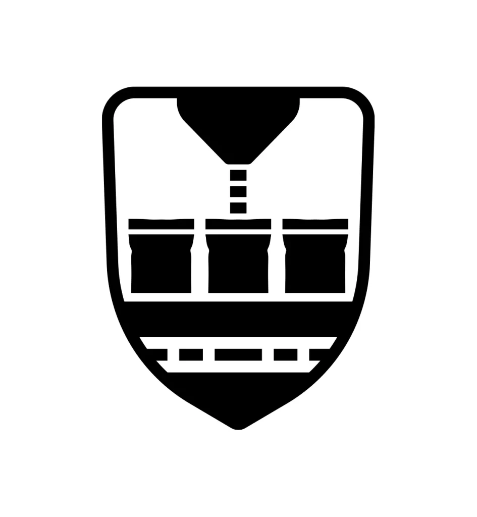 bagged Milk filling line vector icon