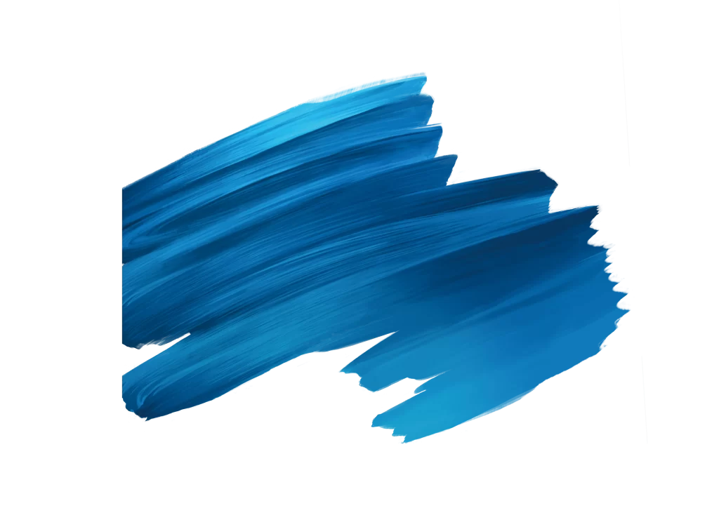 blue brush stroke brushwork
