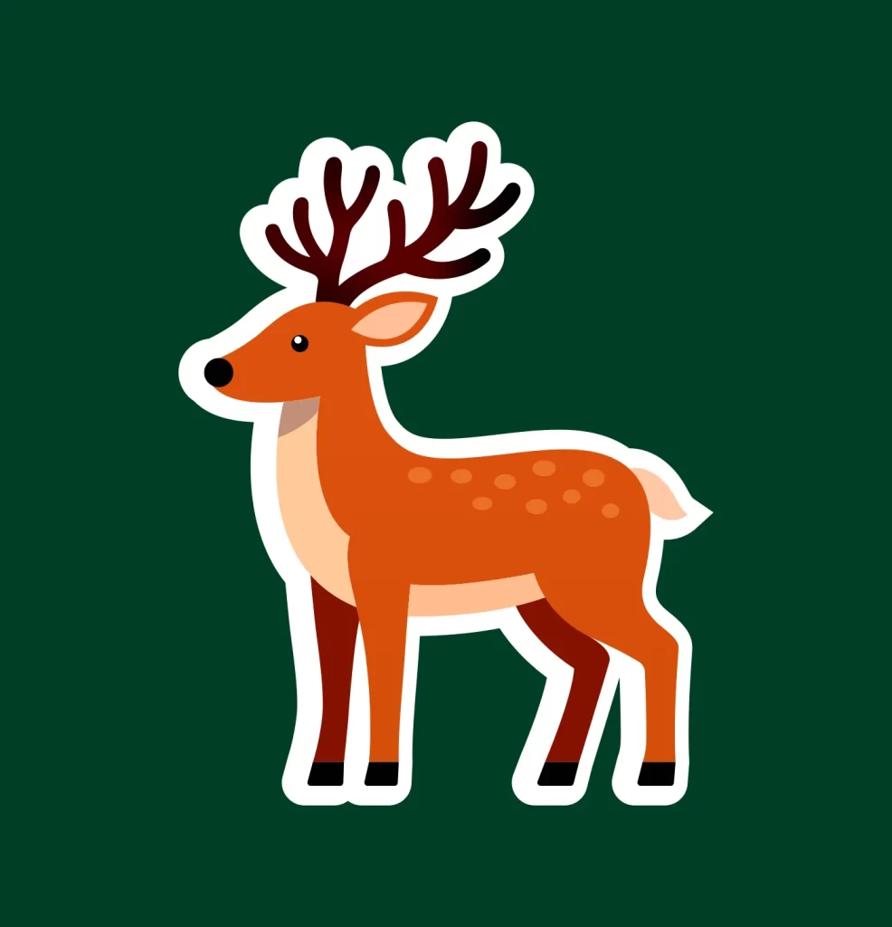 deer vector illustration
