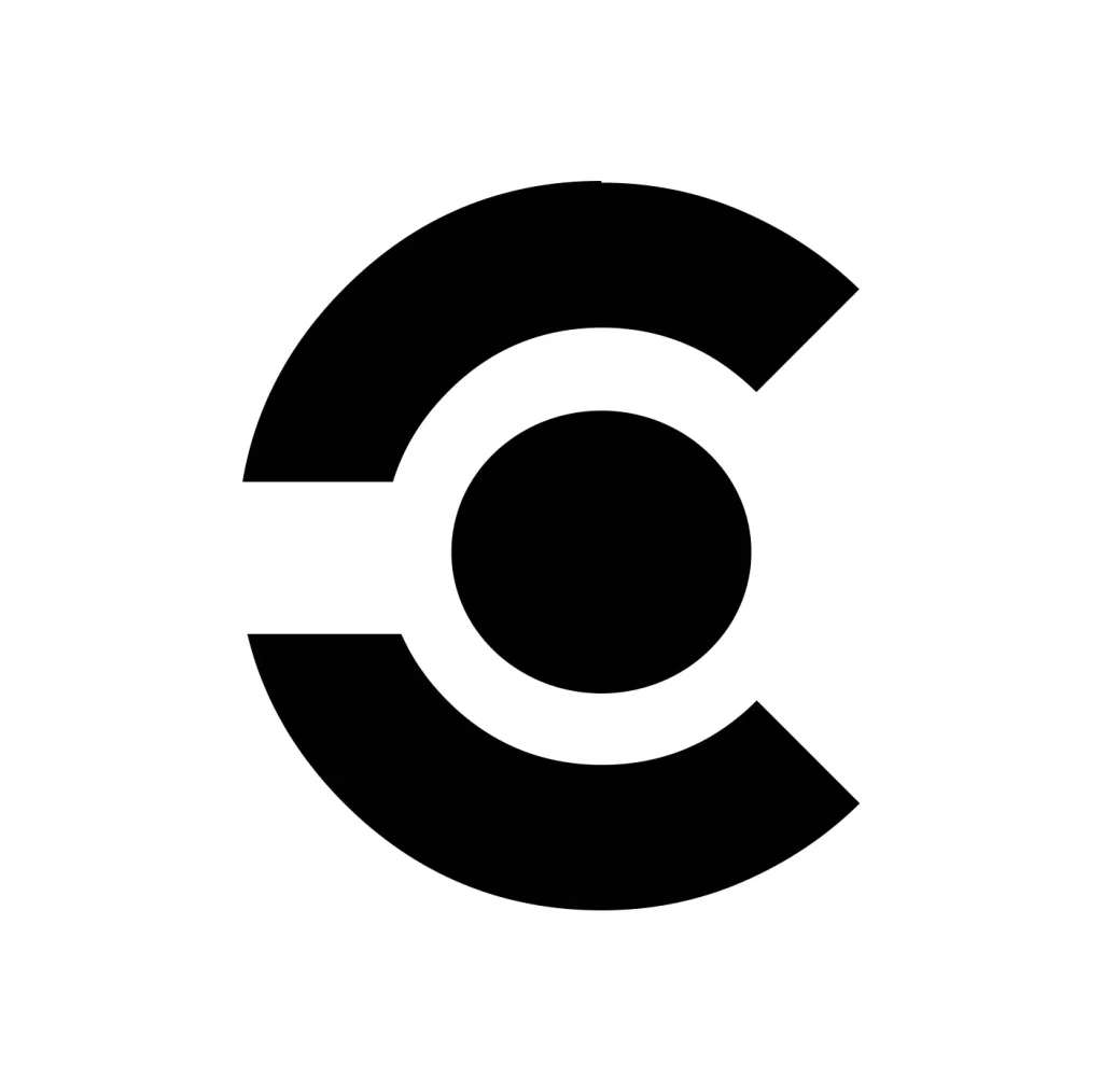 letter C vector logo typography