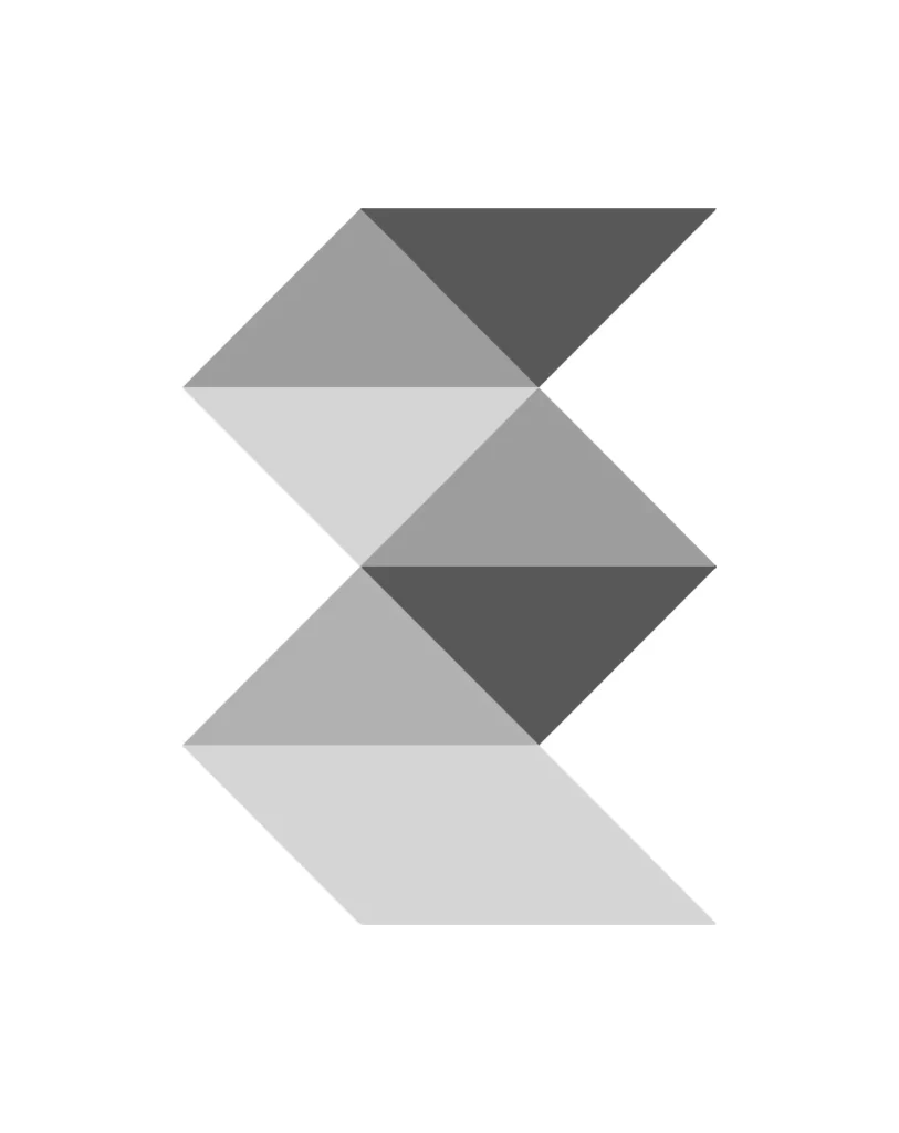 letter E vector logo typography
