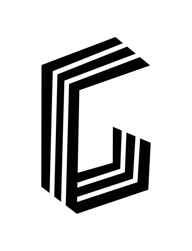 letter G vector logo typography