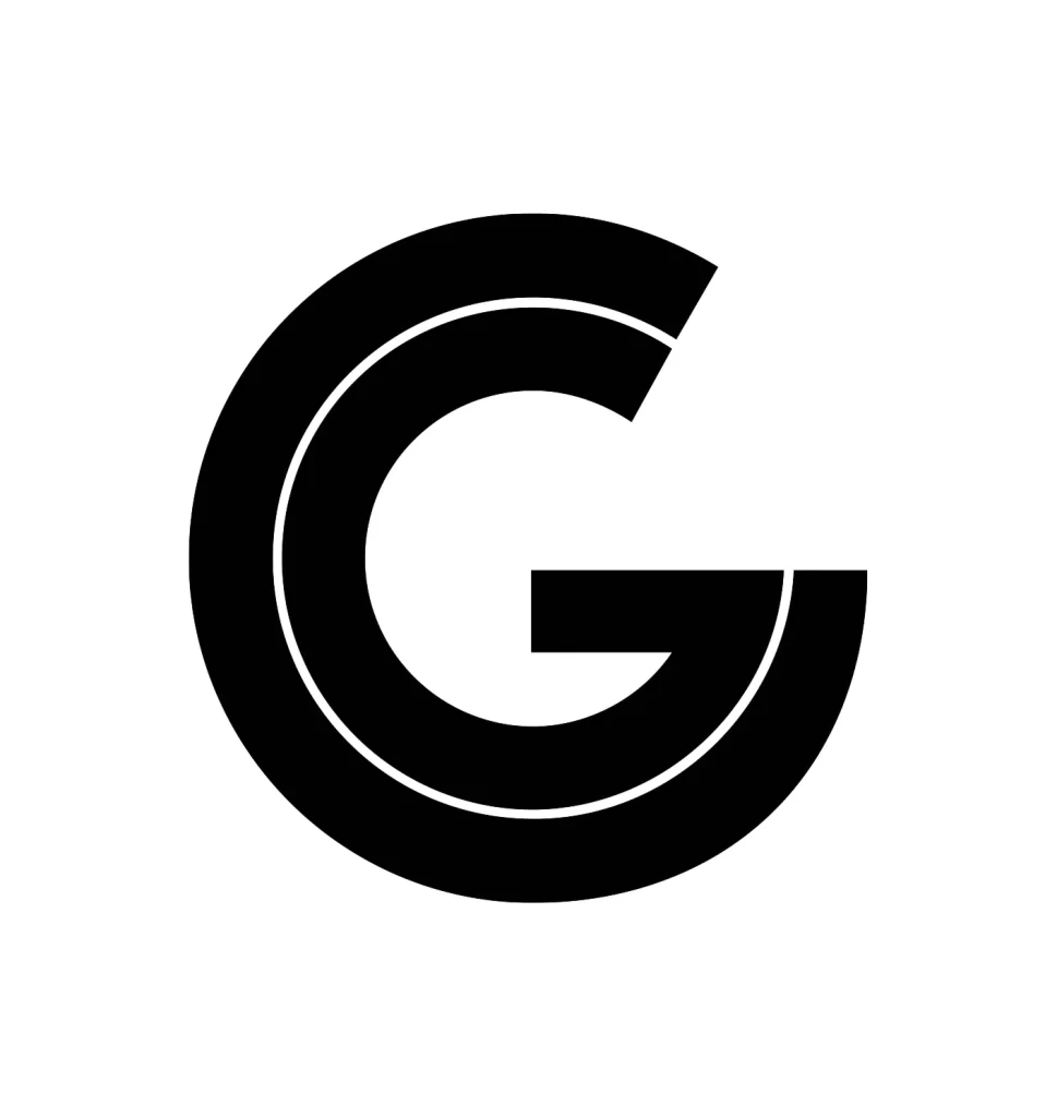 letter G vector logo typography