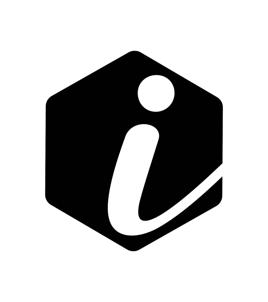 letter I vector logo typography