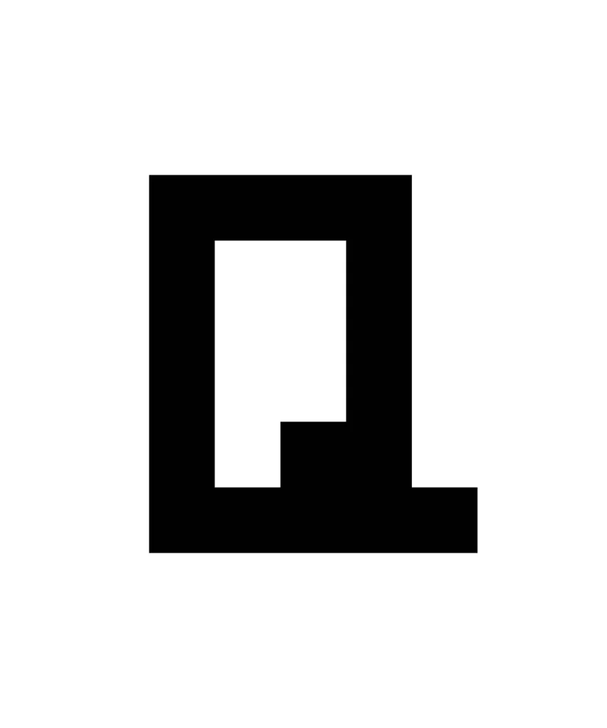 letter Q vector logo typography