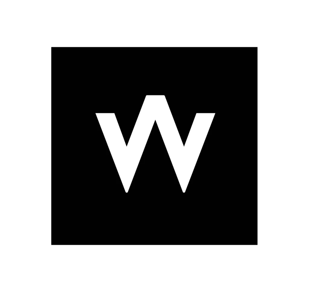 letter W vector logo typography