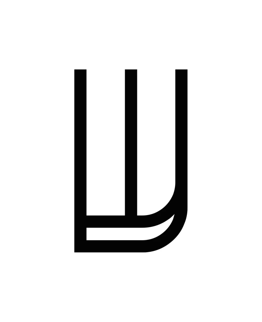 letter W vector logo typography