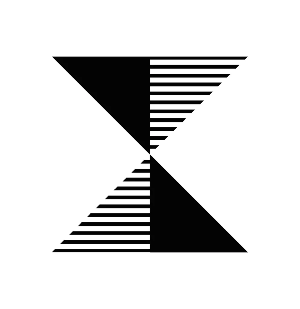 letter X vector logo typography