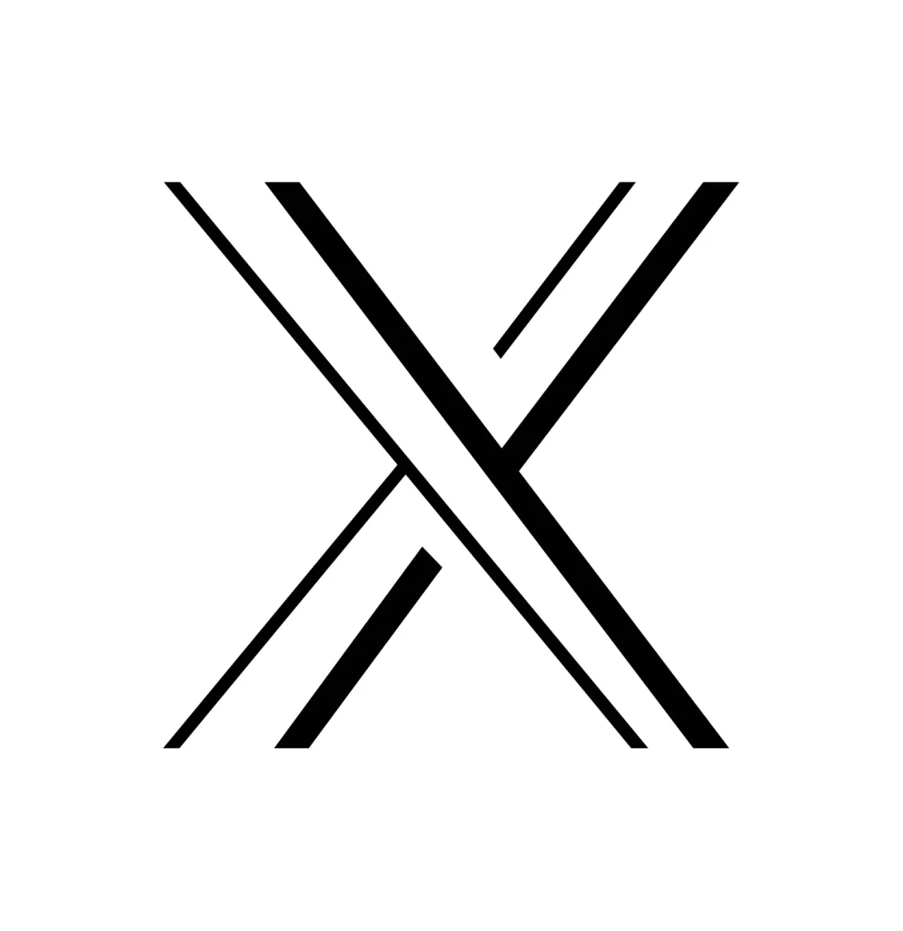 letter X vector logo typography