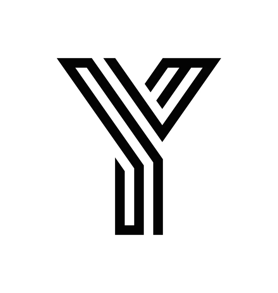 letter Y vector logo typography