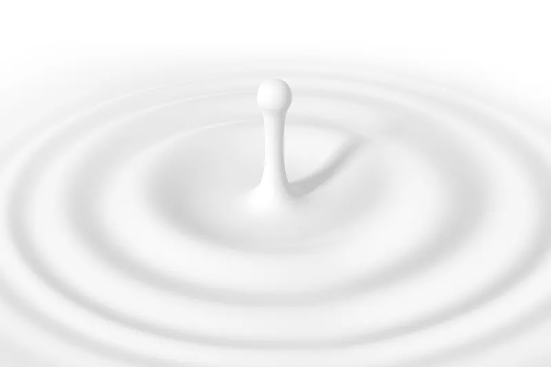 milk drop ripple