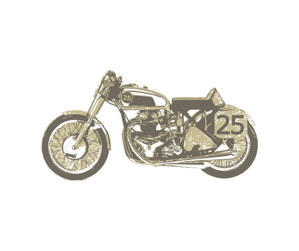 motorcycle motorbike vector illustration