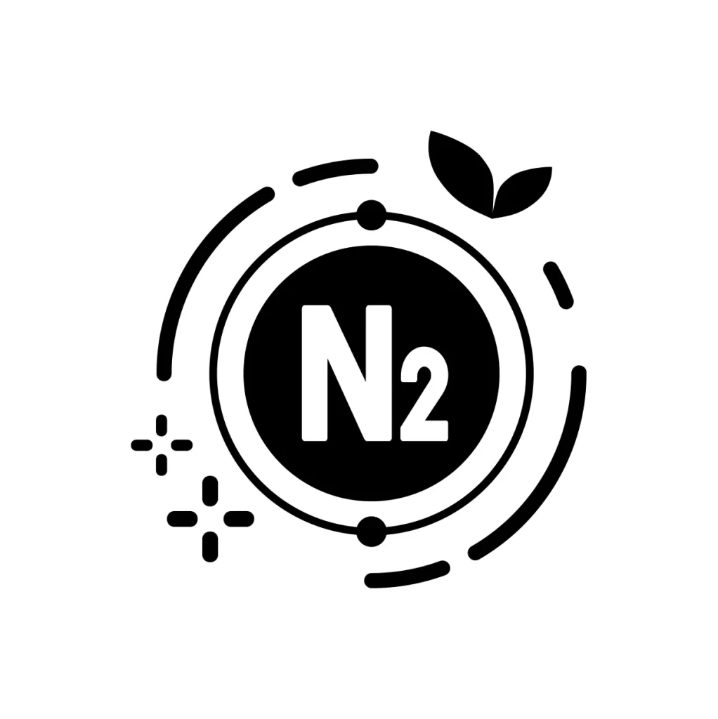 nitrogen vector icon