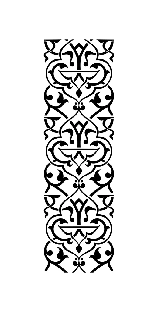 pattern Traditional Chinese vector frame