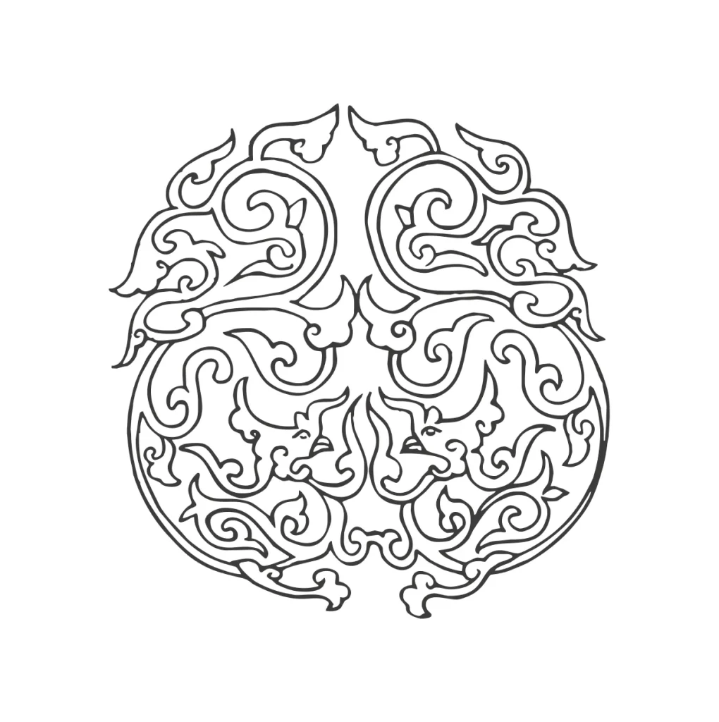 phoenix vector Circular pattern