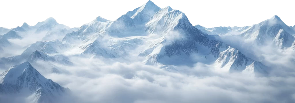 snow mountain frigid PNG