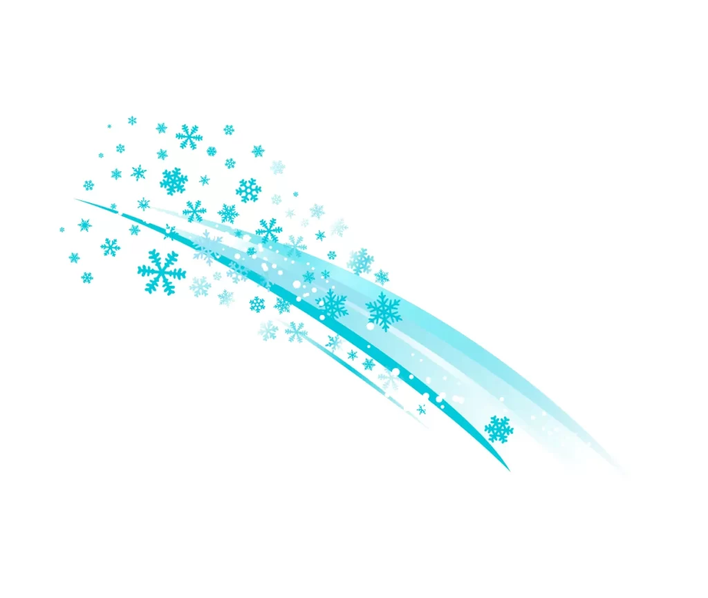 snow speed vector snowflake