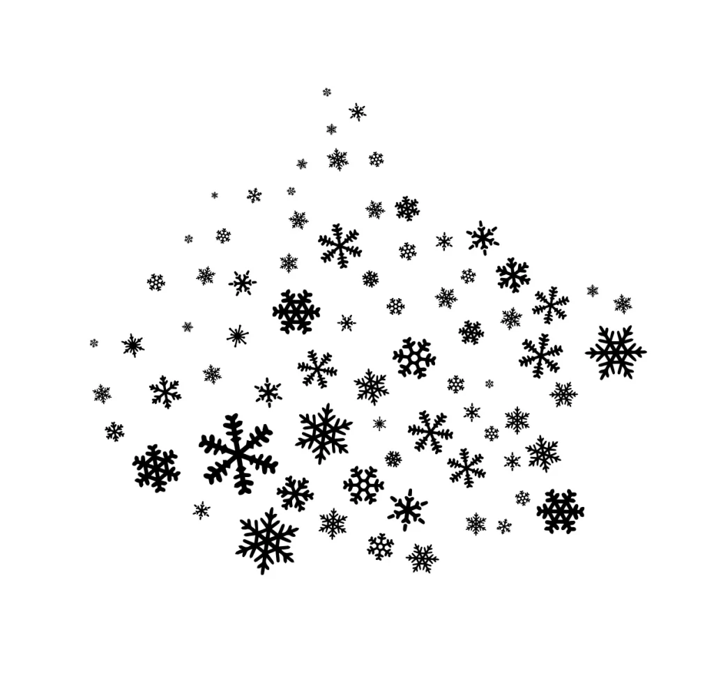 snowflake vector icon illustration snow winter