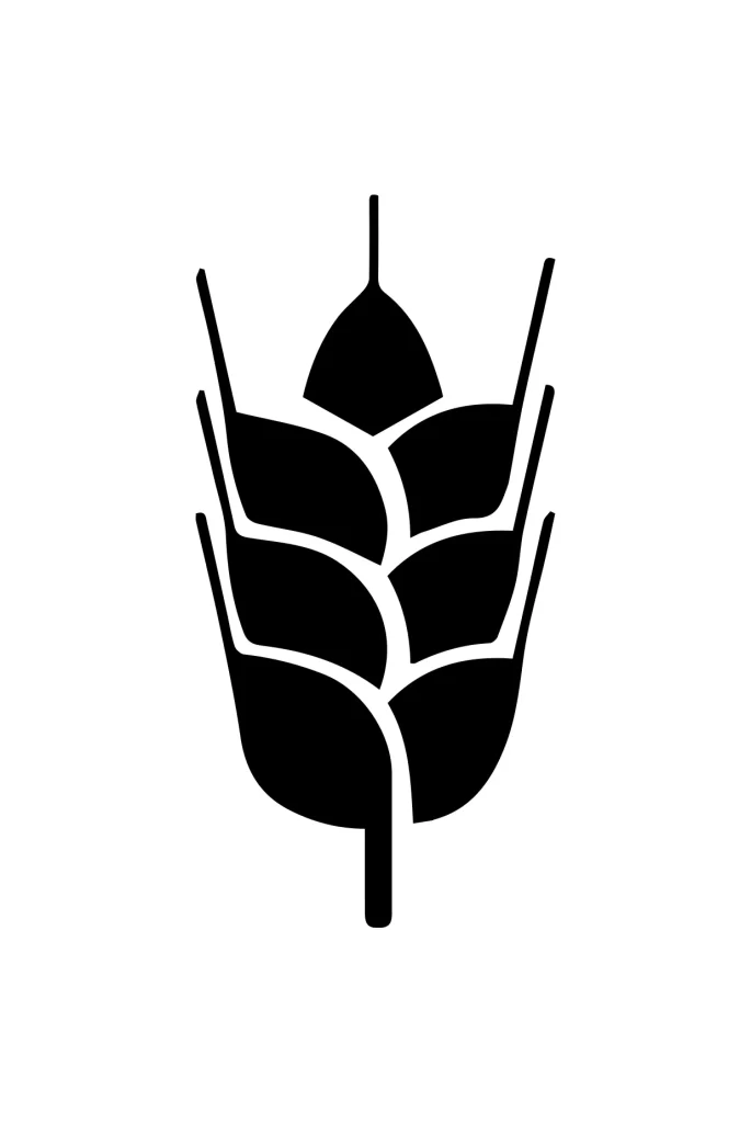wheat ear vector logo icon