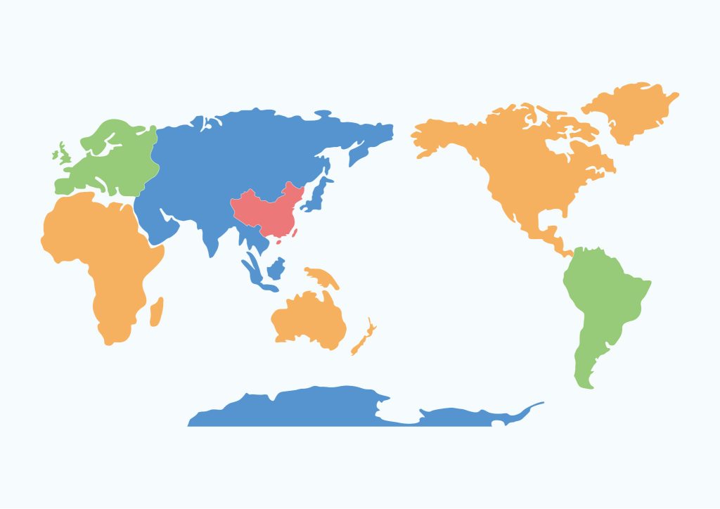 world map vector
