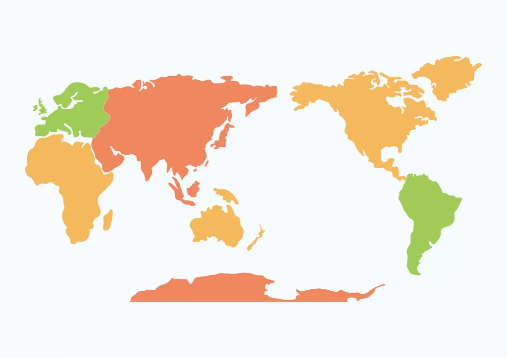 world map vector