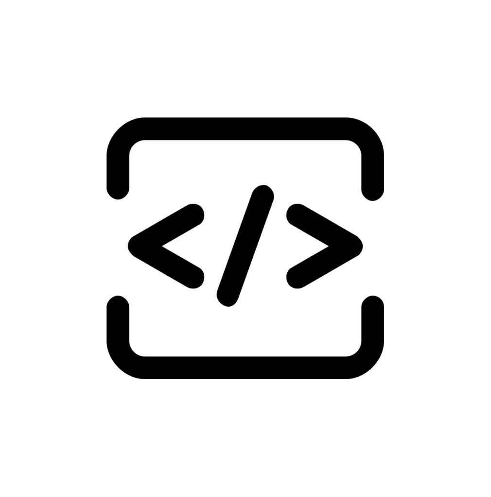 Code Program vector icon