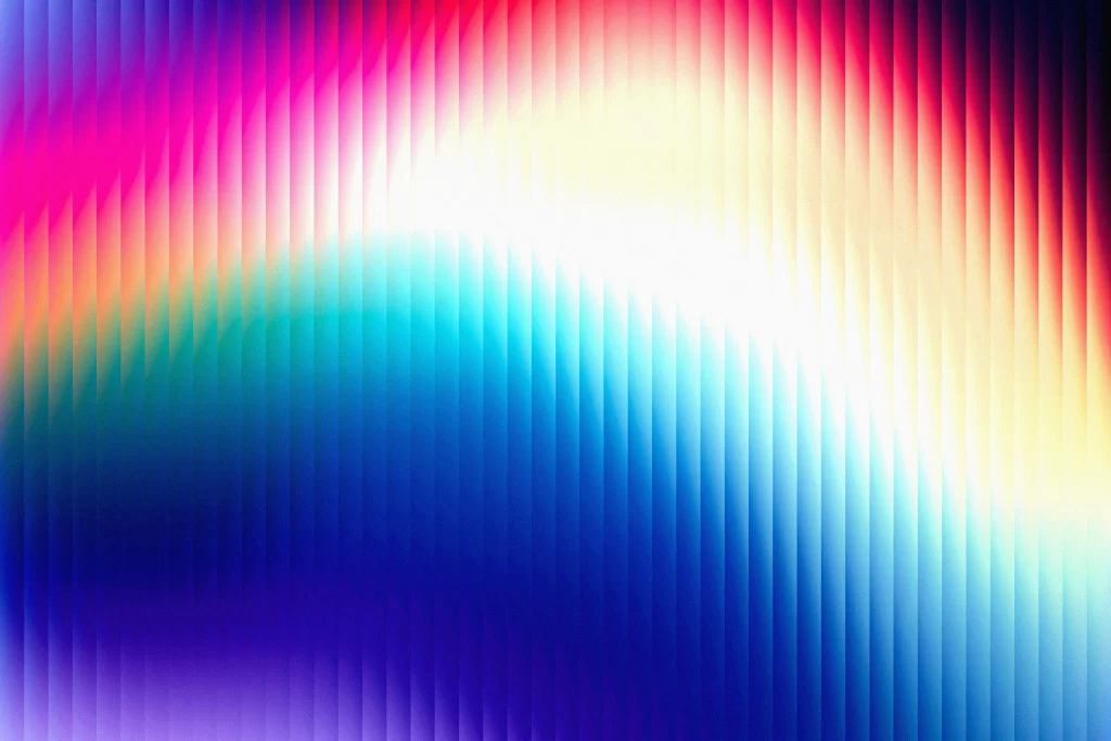 Gradient colorful blue pink dark reeded glass material background wallpaper