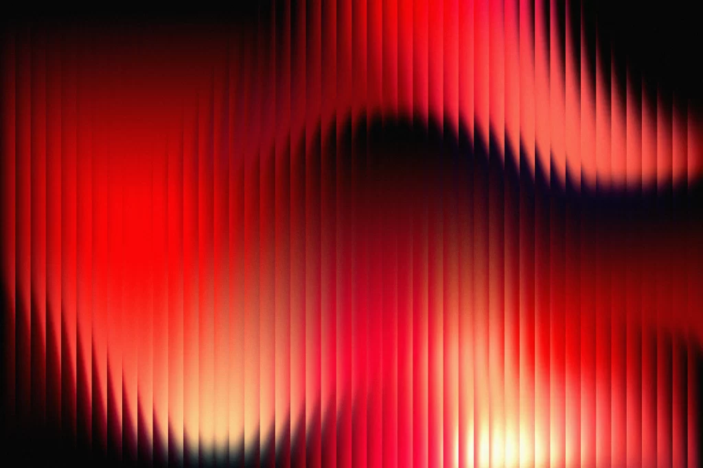Gradient colorful dark red reeded glass material background wallpaper