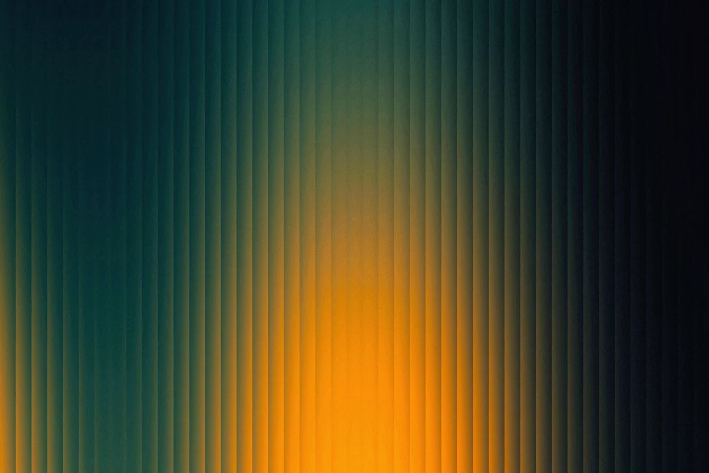 Gradient colorful dark yellow green reeded glass material background wallpaper