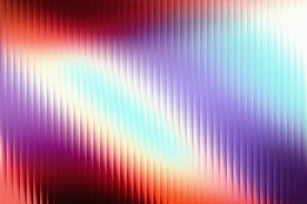 Gradient colorful purple cyan reeded glass material background wallpaper