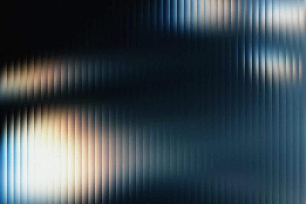 Gradient colorful reeded glass material dark background wallpaper