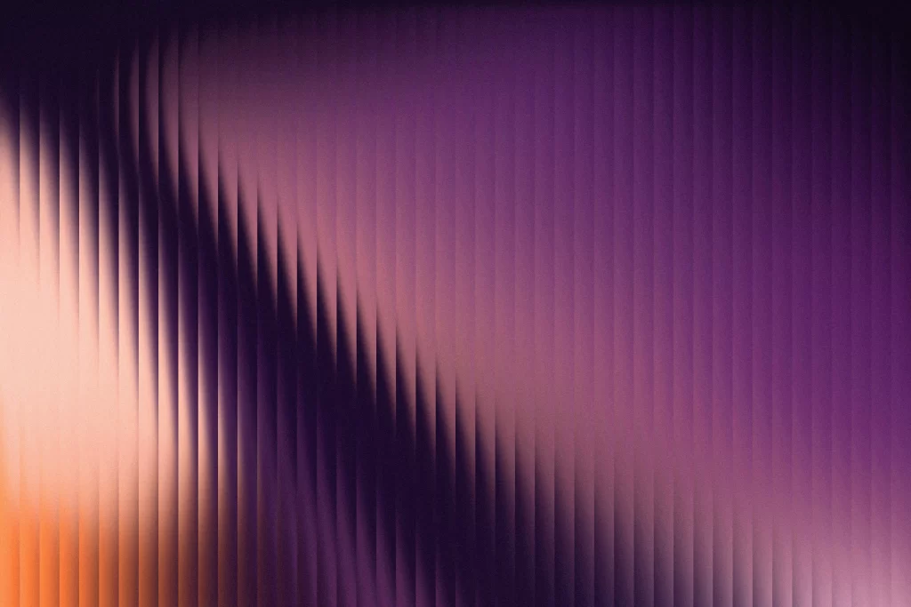 Gradient colorful reeded glass purple material dark background wallpaper
