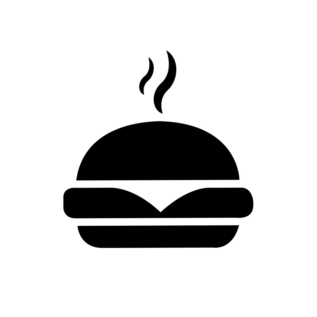 Hamburger vector icon