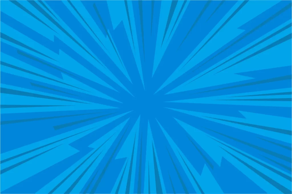 blue Radial burst vector background