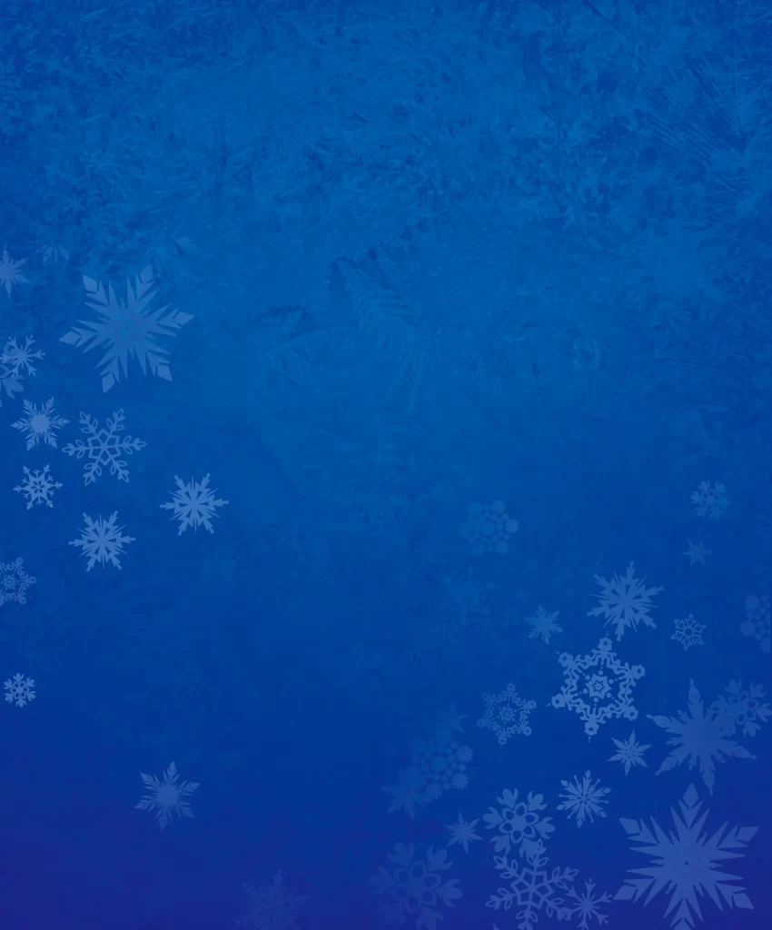 blue ice snowflake background