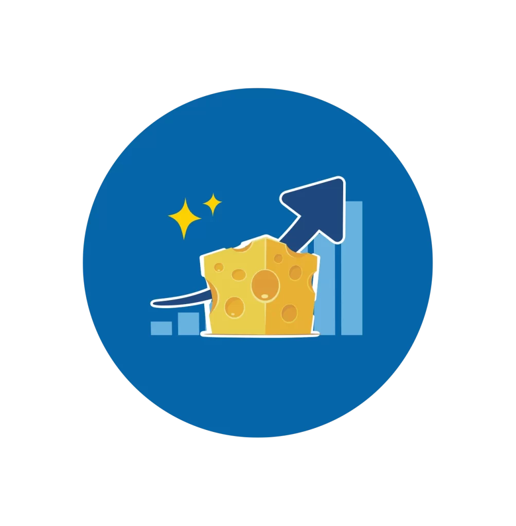 cheese promote vector icon