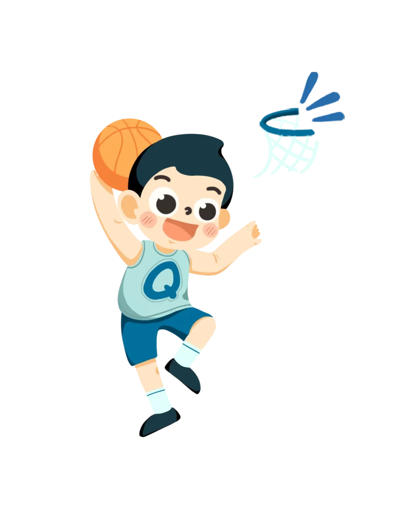 kid boy children basketball PSD
