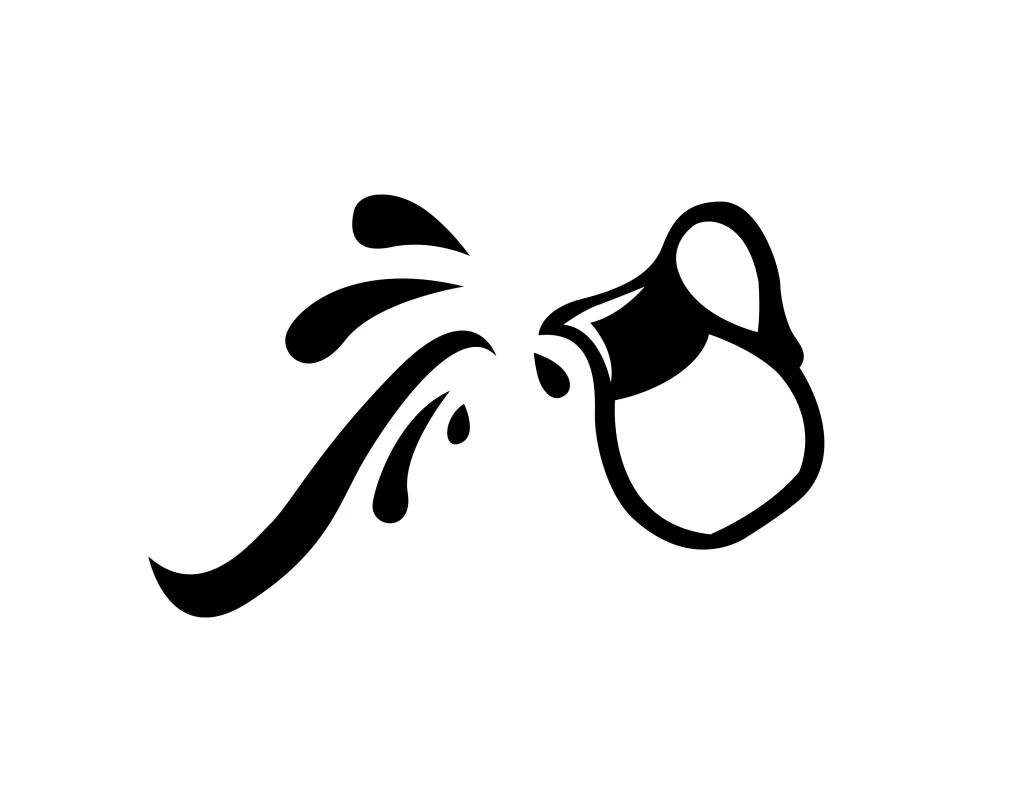 milk pitcher drop yogurt yoghurt vector icon