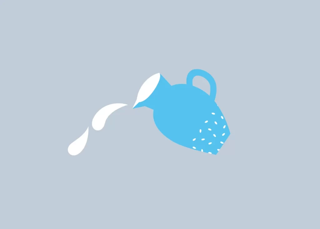 milk pitcher yogurt yoghurt vector illustration icon