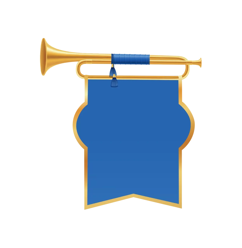 trumpet bugle vector icon