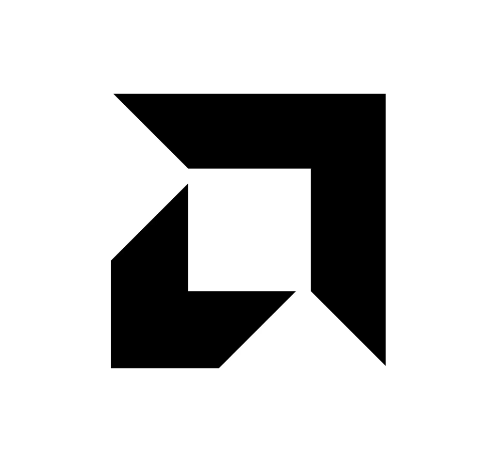 AMD icon logo vector