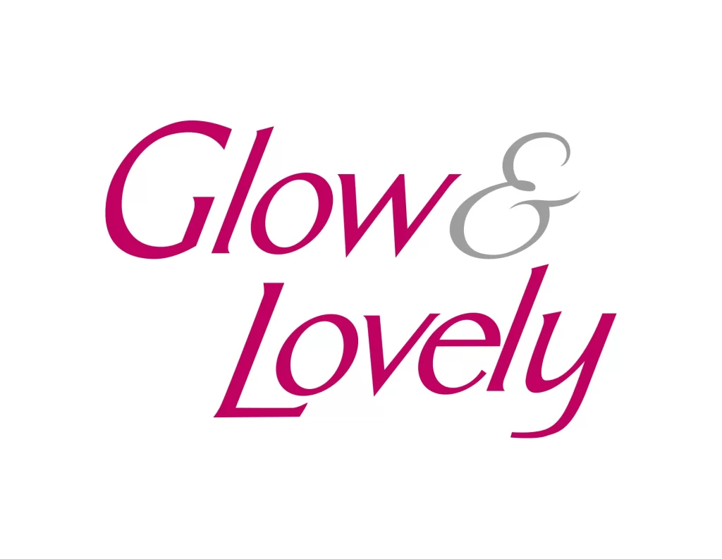 Glow & Lovely vector logo wordmark