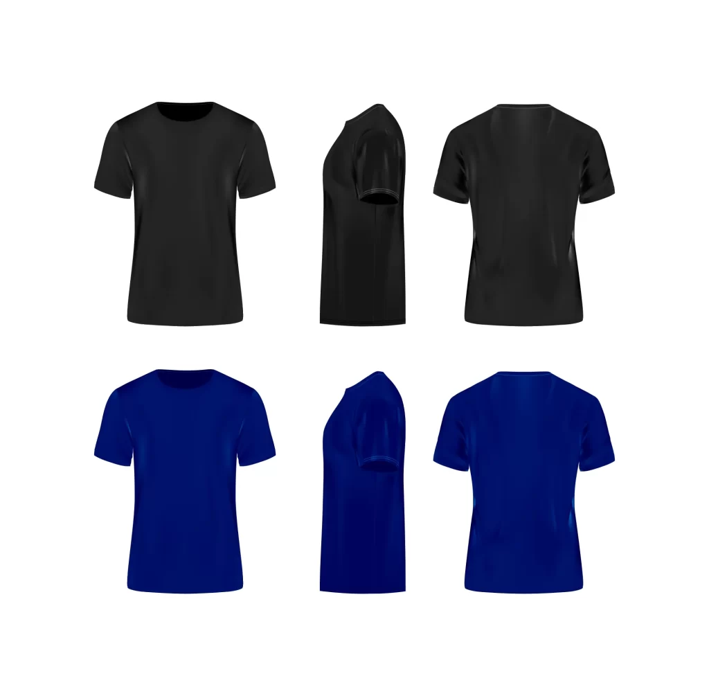 T-shirt mock up vector
