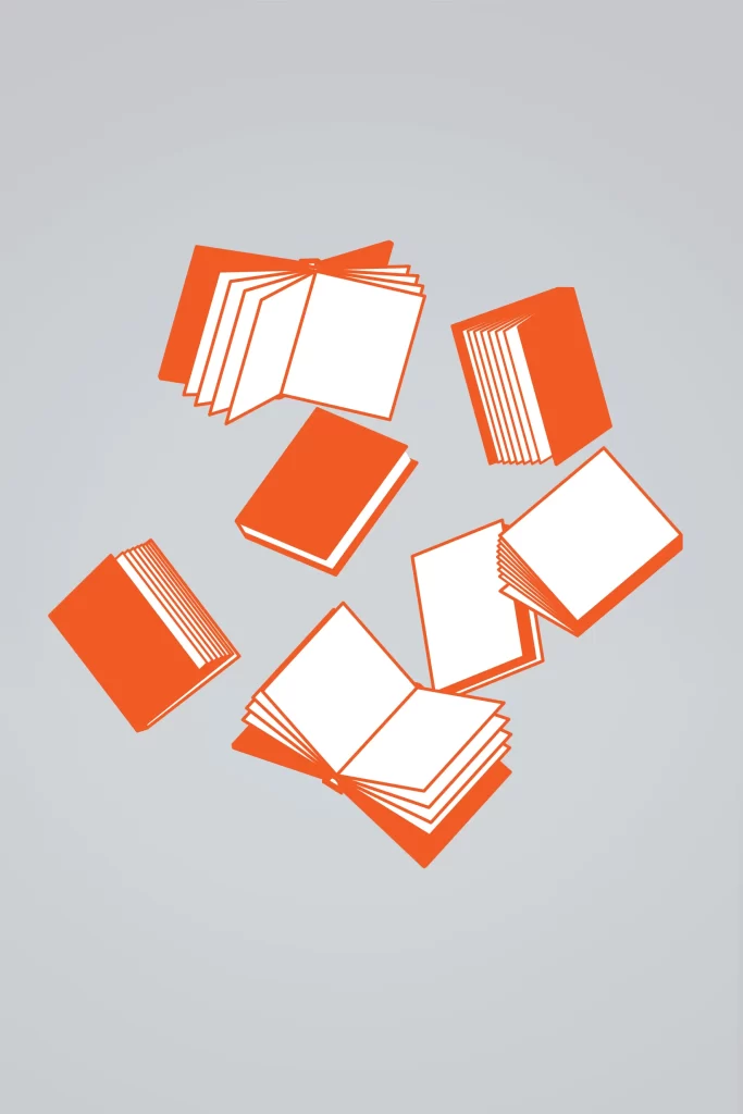 book open fly illustration