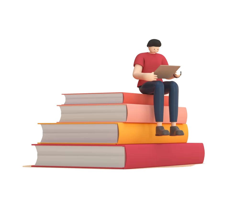 book read reading 3D
